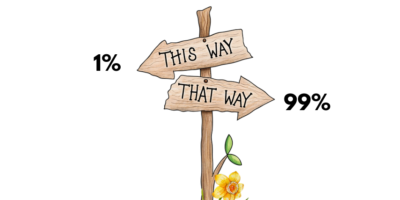 Do what the one percent are doing and not what the ninety-nine percent are doing Do what the one percent are doing and not what the ninety-nine percent are doing