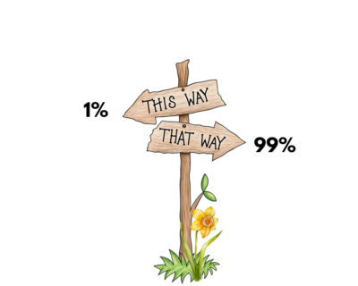 Do what the one percent are doing and not what the ninety-nine percent are doing Do what the one percent are doing and not what the ninety-nine percent are doing