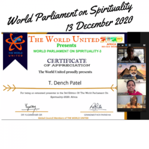 World Parliament on Spirituality Pic 5