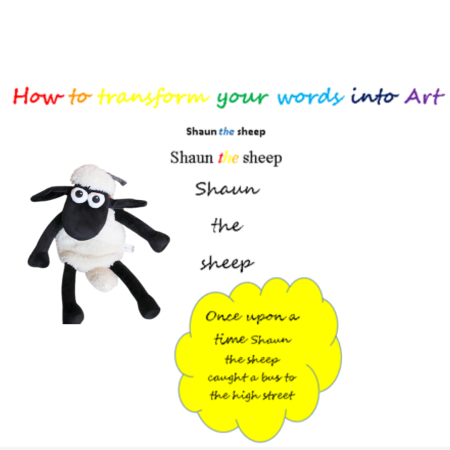 How to transform your words into Art