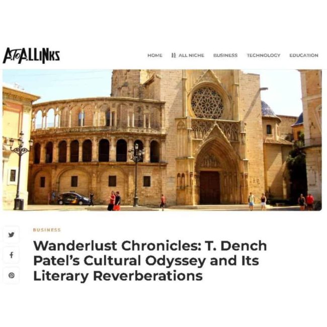 T. Dench Patel appears in Atoallinks T. Dench Patel appears in Atoallinks