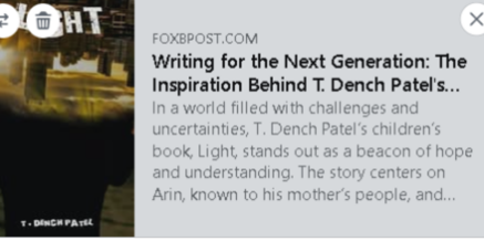 T. Dench Patel appears in Foxpost