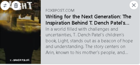 T. Dench patel fox T. Dench Patel appears in Foxpost