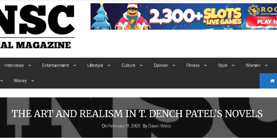 T. Dench Patel appears in INSC Digital Magazine, Toronto, Canada
