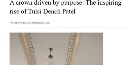 T. Dench Patel appears in IMCSD Herald, News Agency of India